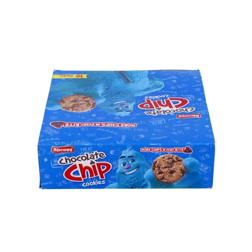 BISCONNI CHOCOLATE CHIP COOKIES SNACK PACKS 16S