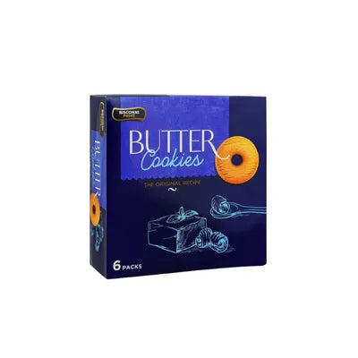 BISCONNI BUTTER COOKIES 6PECS BOX