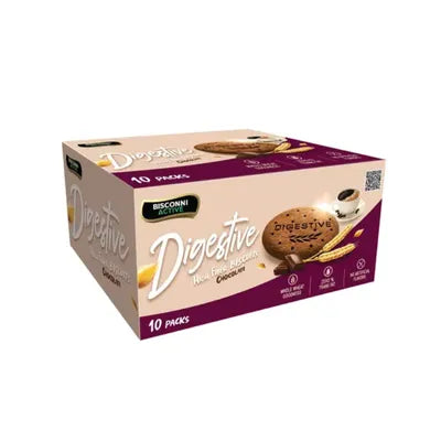 BISCONNI DIGESTIVE BISCUITS 10PCS CHOCOLATE