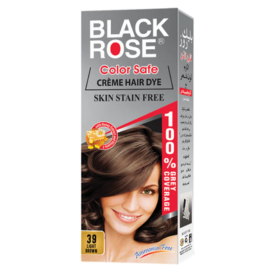 BLACK ROSE COLOUR SAFE LIGHT BROWN 39