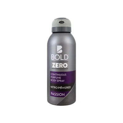 BOLD ZERO BODY SPRAY 120ML PASSION
