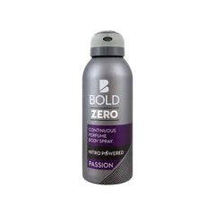 BOLD ZERO BODY SPRAY 120ML PASSION