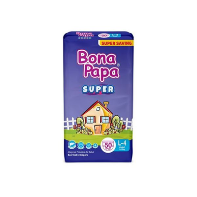 BONAPAPA DIAPERS LARGE 50S