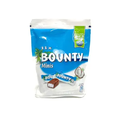 BOUNTY CHOCOLATE 285GM MINIS POUCH