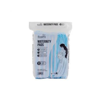 BUTTERFLY PADS MATERNITY NAPKINS 12 PCS