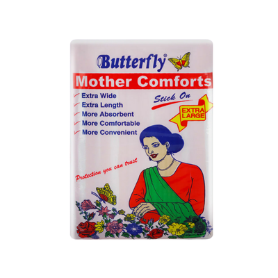 BUTTERFLY MOTHER COMFORT XL 10PCS