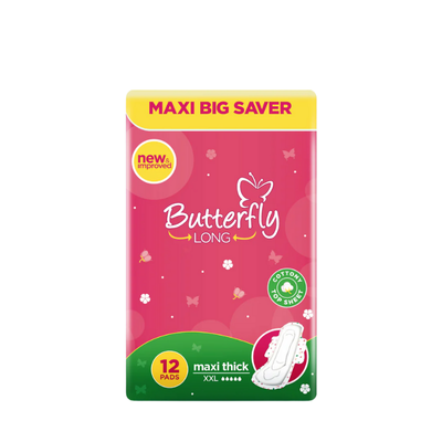 BUTTERFLY PADS LONG MAXI THICK XXL 12PCS