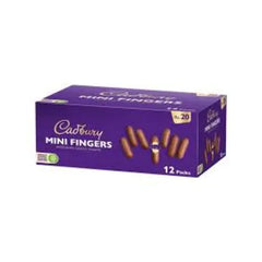 CADBURY MINI FINGERS CHOCOLATE BISCUITS 12PCS