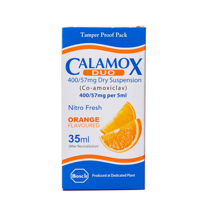 CALAMOX SYP DUO 400/57MG 70ML