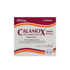CALAMOX TAB 625MG 6S