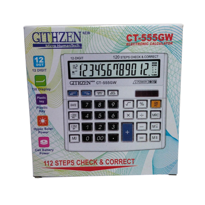 CALCULATOR CT-555GW GLTZEN