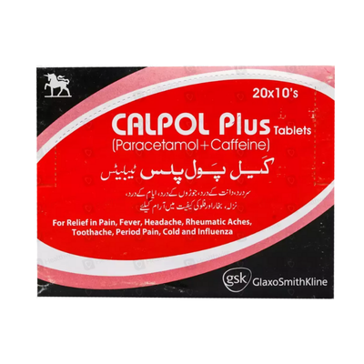 CALPOL TAB PLUS 500/65MG
