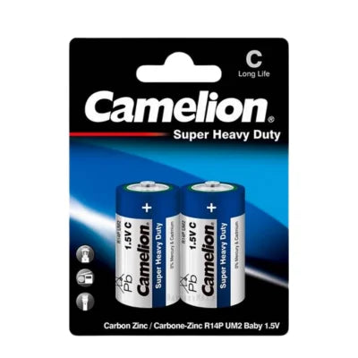 CAMELION C SIZE BATTERY 2S