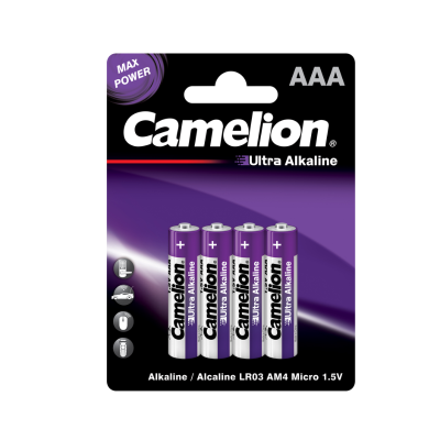 CAMELION ULTRA ALKALINE AAA4