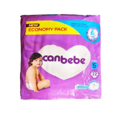 CANBEBE DIAPERS ECONOMY 22PCS JUNIOR