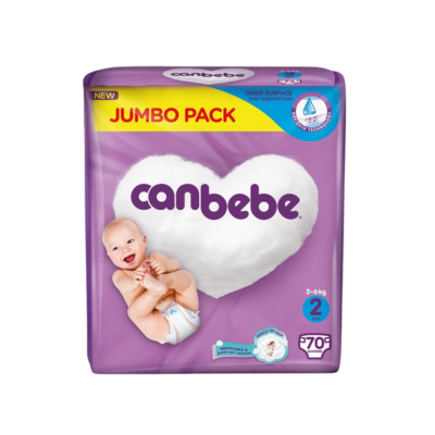 CANBEBE DIAPERS JUMBO 70PCS MINI