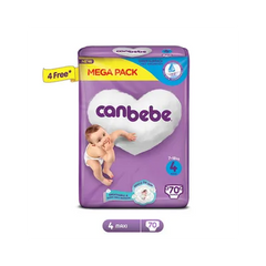 CANBEBE DIAPERS 70PCS MAXI SIZE 4