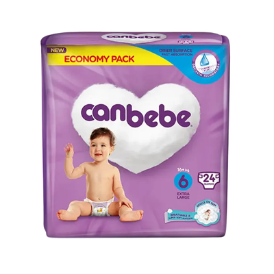 CANBEBE DIAPERS ECONOMY 24PCS EXTRA LARGE