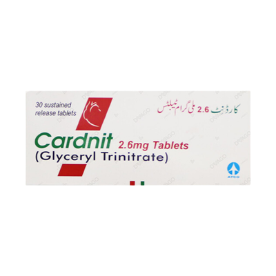 CARDNIT TAB 2.6MG