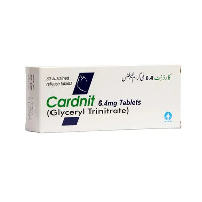 CARDNIT TAB 6.4MG