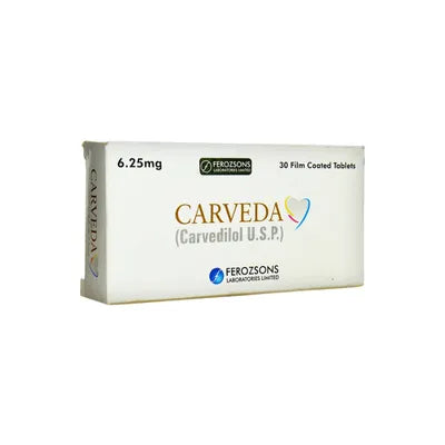 CARVEDA TAB 6.25MG
