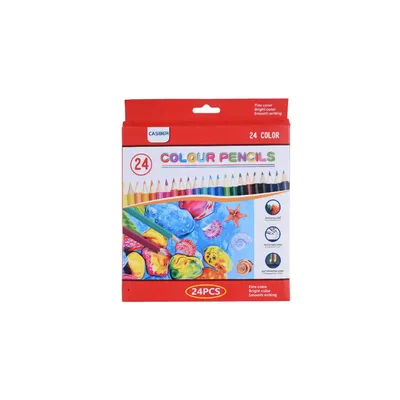 CASBER COLOUR PENCILS 24PCS