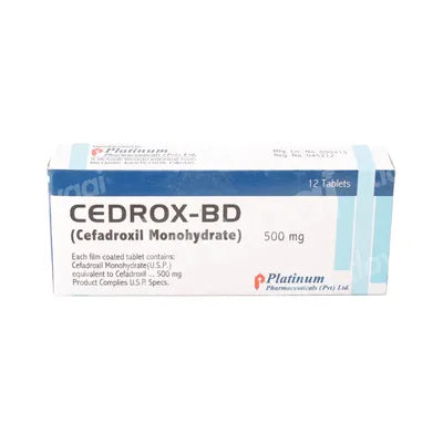 CEDROX TAB BD 500MG 20S