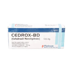 CEDROX TAB BD 500MG 20S