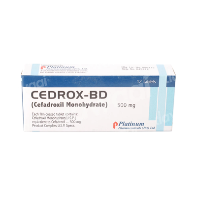 CEDROX TAB BD 500MG