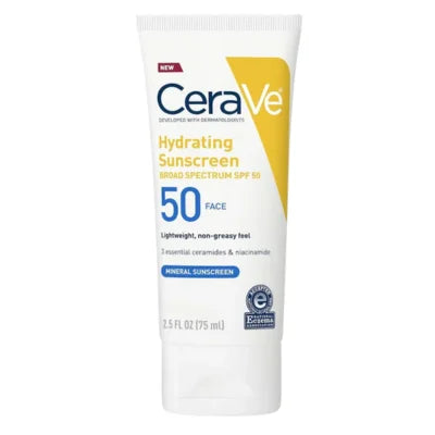 CERAVE HYDRATING MINRAL SUNSCREEN SPF50 75ML