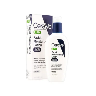 CERAVE FACIAL MOISTURISING LOTION 89ML PM ULTRA LIGHTWEIGHT