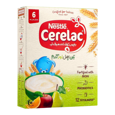 CERELAC 3 FRUIT & WHEAT 175GM