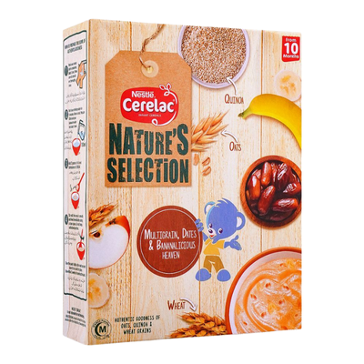 CERELAC NATURE MULTIGRAIN DATES & BANANA 350GM