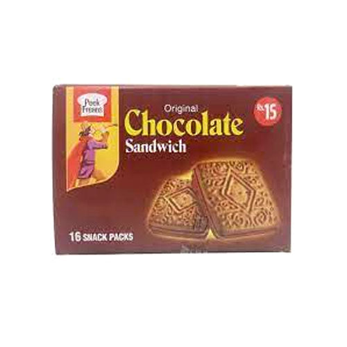 CHOCOLATE SANDWITCH BISCUITS SNACK PACKS 16PCS