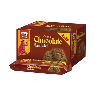CHOCOLATE SANDWITCH BISCUITS MUNCH PACKS 12PCS