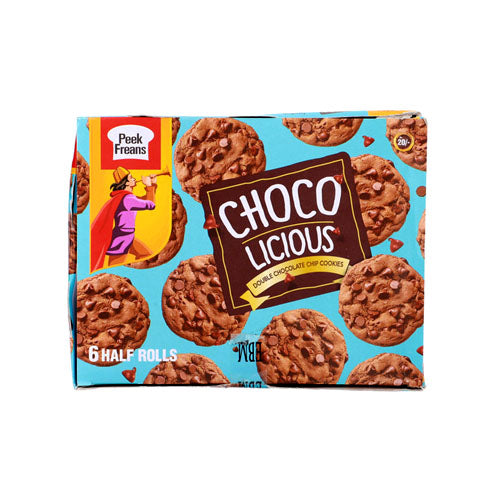 CHOCOLICIOUS BISCUITS SNACK PACKS DOUBLE CHOCOLATE 16PCS