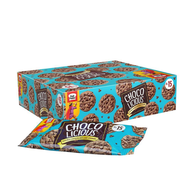 CHOCOLICIOUS BISCUITS SNACK PACKS DOUBLE CHOCOLATE 16PCS