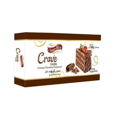 CHOCO BLISS CRAVE CHOCOLATE 200GM DARK