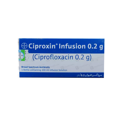 CIPROXIN INJ 0.2GM IV
