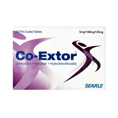 COEXTOR TAB 5/160/25MG