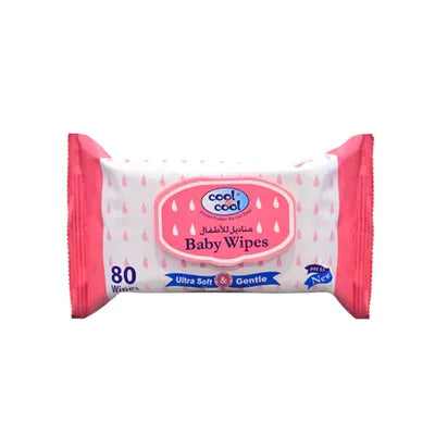 COOL & COOL BABY WIPES 80S