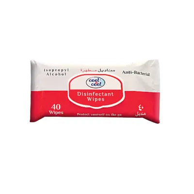 COOL & COOL DISINFECTANT WIPES 40S