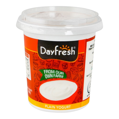 DAY FRESH YOGURT400GM PLAIN CUP