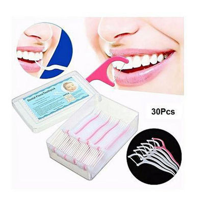 DENTAL FLOSS TOOTH PICK  30PCS