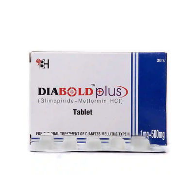DIABOLD TAB PLUS 1/500MG