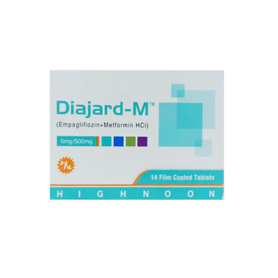 DIAJARD TAB M 5/500MG 14S