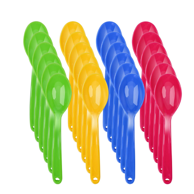 DISPOSABLE SPOON COLOURS 24PCS