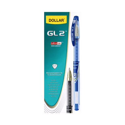 DOLLAR GEL PEN RED GL-2