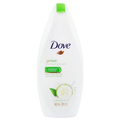 DOVE BODY WASH 200ML GO FRESH