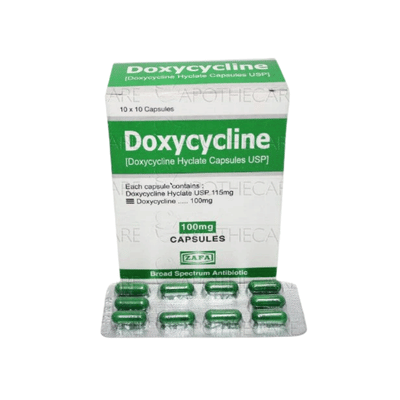 DOXCYCLINE CAP 100MG
